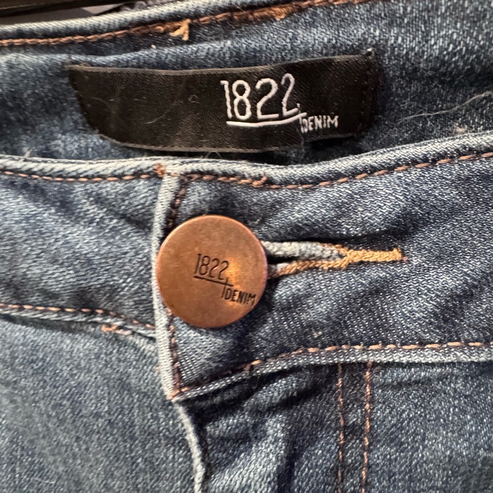 1822 Denim Women's Blue Skinny Jeans - Picture 4 of 10